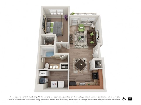 3d Floorplan image of Atlantic Floorplan